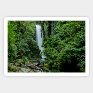 Costa Rica Waterfall Rainforest Sticker